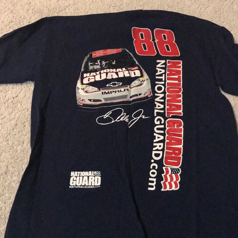 Vintage Dale Jr National Guard T shirt